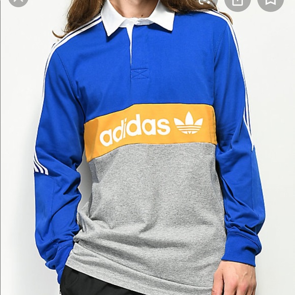 adidas Other - Adidas Colorblock Polo - Longsleeves